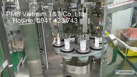 Máy chiết rót hàn ống tuýp tự động PMS Việt Nam 2