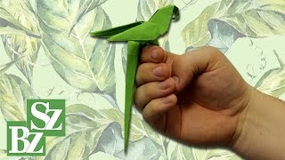 Origami: Papagei falten