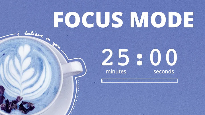 4-hour Aesthetic Pomodoro Timer - 25/5 with Lofi Jazz Music