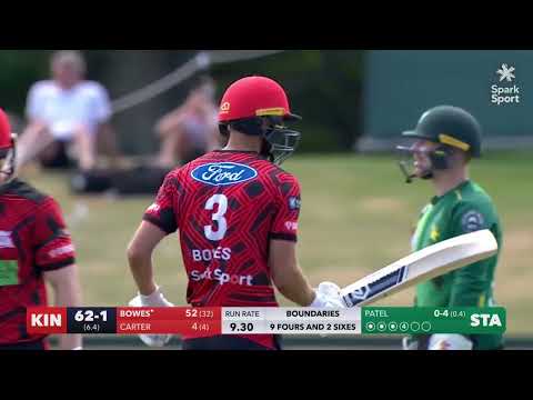 Highest knock of the season | Kings v Stags | SHORT HIGHLIGHTS | Dream11 Super Smash | Hagley Oval