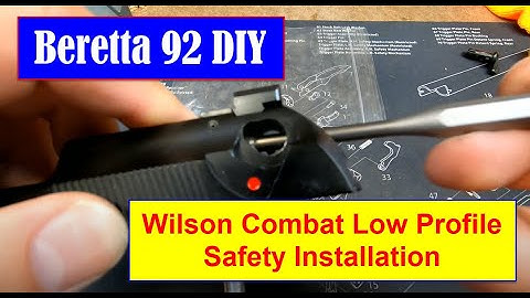 Beretta 92 DIY - Episode #3 - Wilson Combat Low Profile Safety Installation