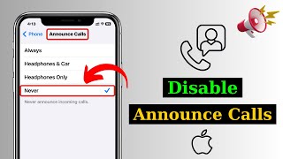 How To Disable/Turn Off Announce Calls on Any iPhone | iPhone Call Announcement Off by Sky Tech Studio 12 views 6 days ago 59 seconds