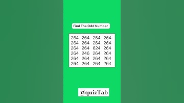 FIND THE DIFFERENT ODD NUMBER| #shorts #odd #mathquiz #oddchallenge #mathexam #wholenumber
