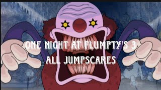 todos os jumpscares de one night at flumpty's 3