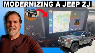 Jeep Grand Cherokee ZJ Apple CarPlay / Android Auto Multifunction Receiver Install