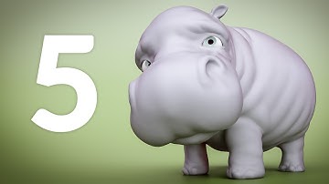 CGC Classic: Modeling a Hippo Pt. 5 - Baking UVs (Blender 2.6)