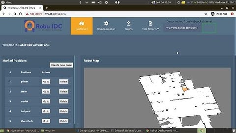 ROS Robot Web Interface | WebSocket | Roslibjs | ROS Navigation