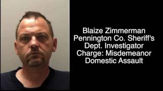 UPDATE: Pennington County Investigator Charged With Domestic Assault
