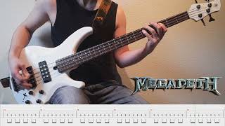 Countdown To Extinction - Megadeth (bass cover & tab)