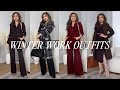 WINTER WORK OUTFIT IDEAS | Work wear outfits of the week winter | Miss Louie