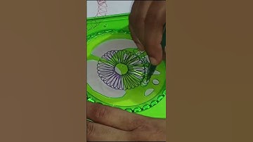 Easy spirograph drawing||#spirograph#claycanvas #shorts#trending#viral