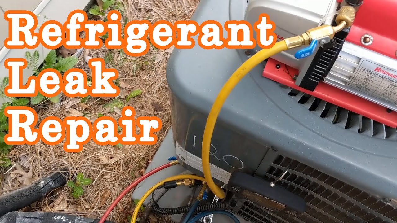 No Cooling Refrigerant Leak Repair YouTube