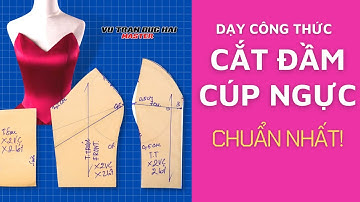 Subtitles Already/ How to the most Beautiful CUP DRESS/  Công thức CẮT ĐẦM CÚP NGỰC Chuẩn nhất #107