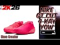 How To Make Nike GT Cut 4 "Kay Yow" NBA 2K26 - Shoe Creator