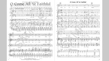 O Come All Ye Faithful - MusicK8.com Singles Reproducible Kit