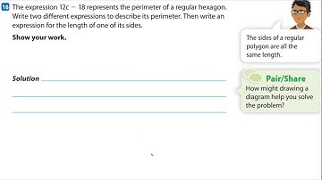 Lesson 14   Equivalent Linear Expressions   homework   Guided Practice