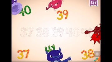 Endless Numbers - 123 Ferris wheel - counting numbers 41 to 45 + addition