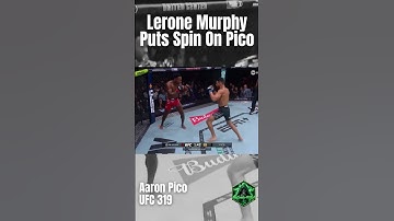 Lerone Murphy Nukes Aaron Pico With Spinning Elbow (UFC 319) OddSmokerMMA