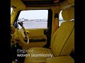 Beautiful interior customisation of a Jeep by Lusso