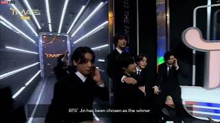 Bts Jinfirst Solo Award Winning Momentjin M Entry With Our Kings Bts Iconic Entry