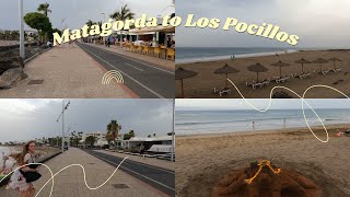 Matagorda to Los Pocillos Walk | Lanzarote | Canary Islands | No Commentary (Ambient Sound) | 2023