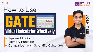 GATE 2023 | How To Use GATE Virtual Calculator | GATE Calculator Vs Scientific Calculator| GATE Prep