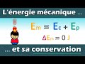 Conservation de l'énergie mécanique 