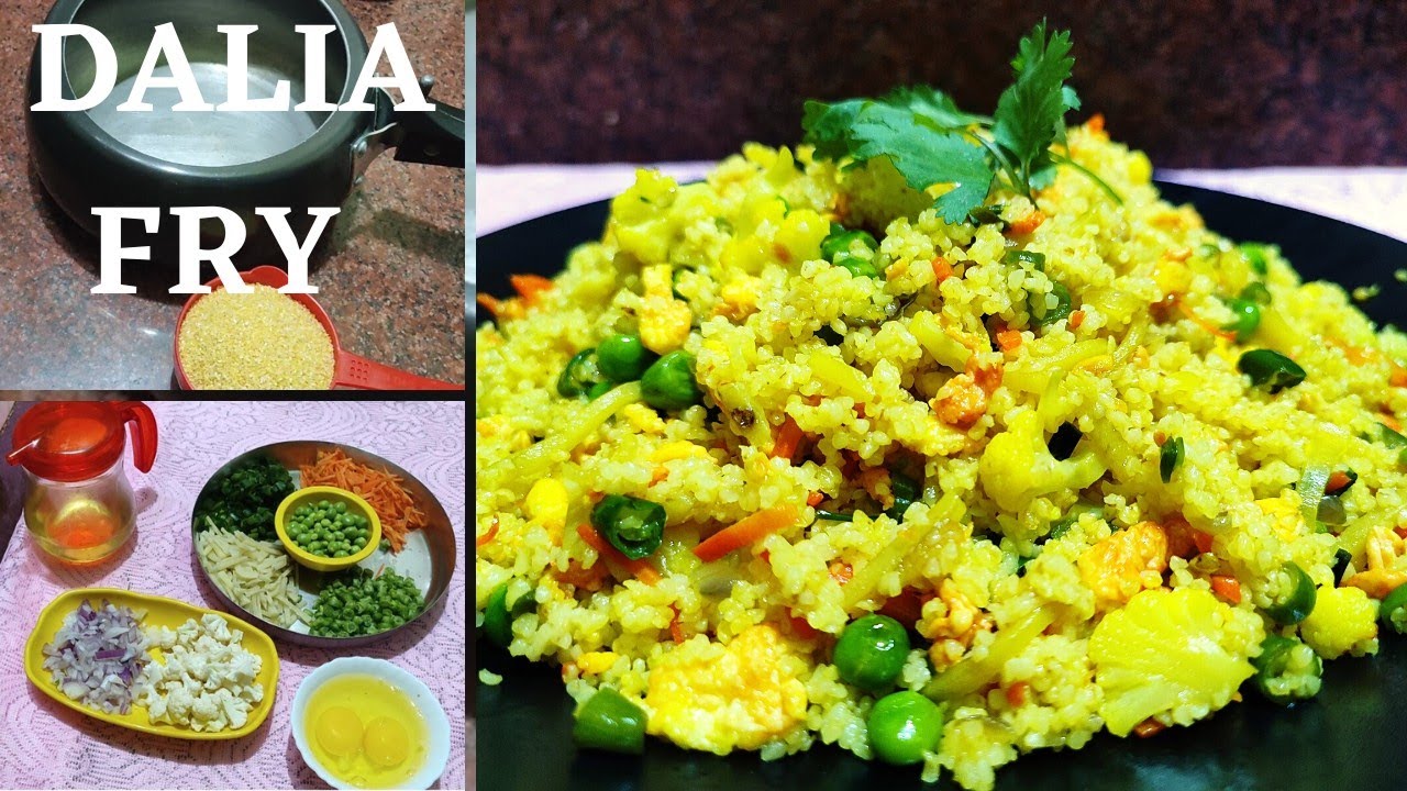 Healthy Mix Veg Dalia Fry Recipe এইভাবে পুষ্টিকর ডালিয়া বানালে বার