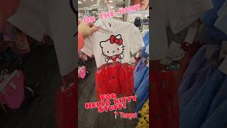 On the hunt for cute Hello Kitty stuff🎀 Hello Kitty clothes at Target #shopping #sanrio #hellokitty