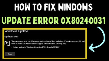 How to Fix Windows Update Error 0x80240031 on Windows 11