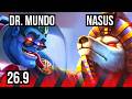 DR. MUNDO vs NASUS (TOP) | KR Master | 26.9