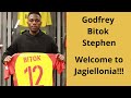 Godfrey Bitok Stephen • Welcome to Jagiellonia Białystok •