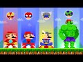 Super Mario The AVENGERS Power Ups Version: Who is Winner? | ADN MARIO GAME