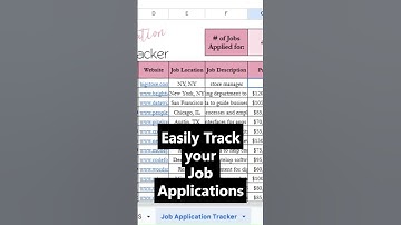 Job Application Tracker Spreadsheet Template for Google Sheets and Excel get hired faster!  job hunt