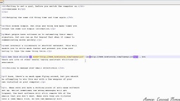 Курс HTML - Урок №07. Ссылки. Часть 1.