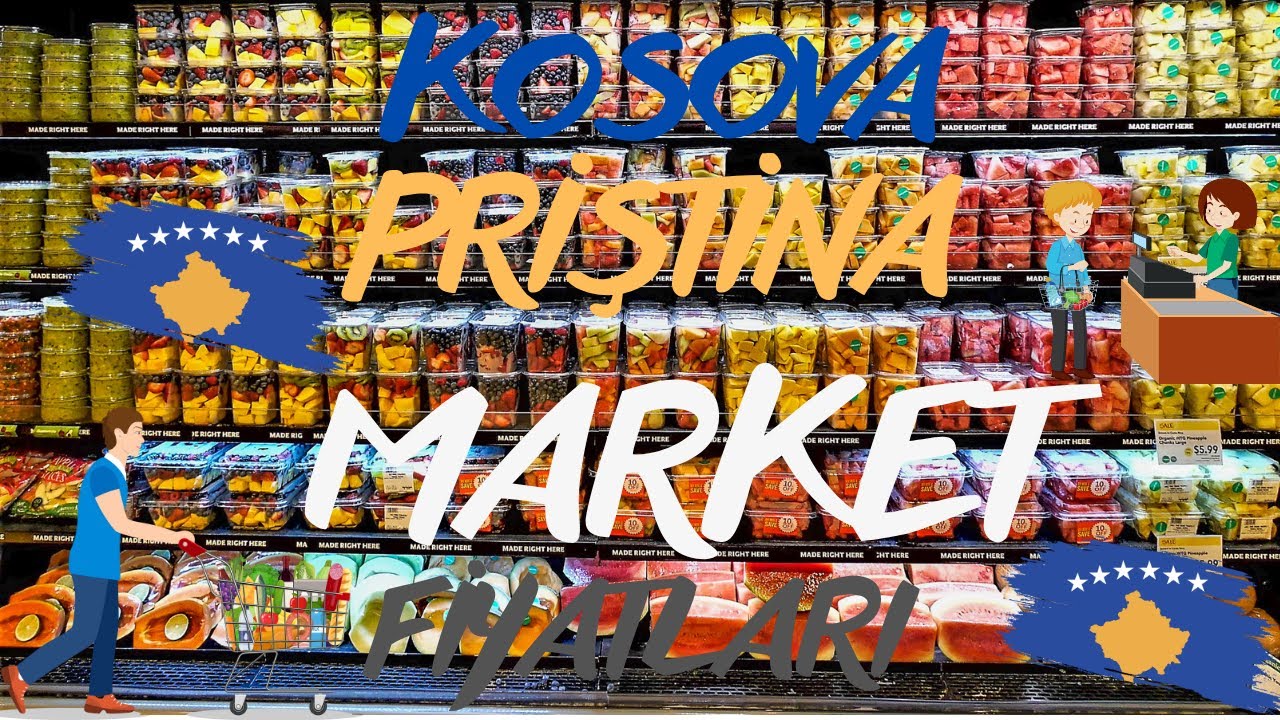 Kosova Priştina Market Fiyatları Çok Ucuz 5 Euro Parayı Harca Harca Bitiremedik ŞAKA Değil !!!