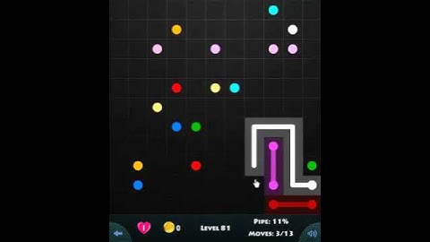 11 × 11 MANIA LEVEL 81 - FLOW GAME ON FACEBOOK Connect the dots