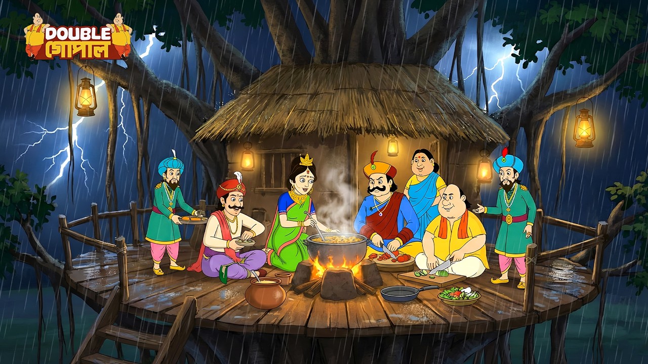 মুষলধারে বৃষ্টিতে গাছে ভোজ! | গোপাল ভাড়ের উজ্জ্বল জ্ঞান | Gopal Bhar | গোপাল ভর | New Episode 2026