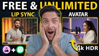 Create Talking AI Avatars with Perfect Lip Sync | Free Tools Tutorial 2025