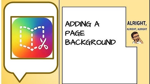 Adding a page background in Bookcreator