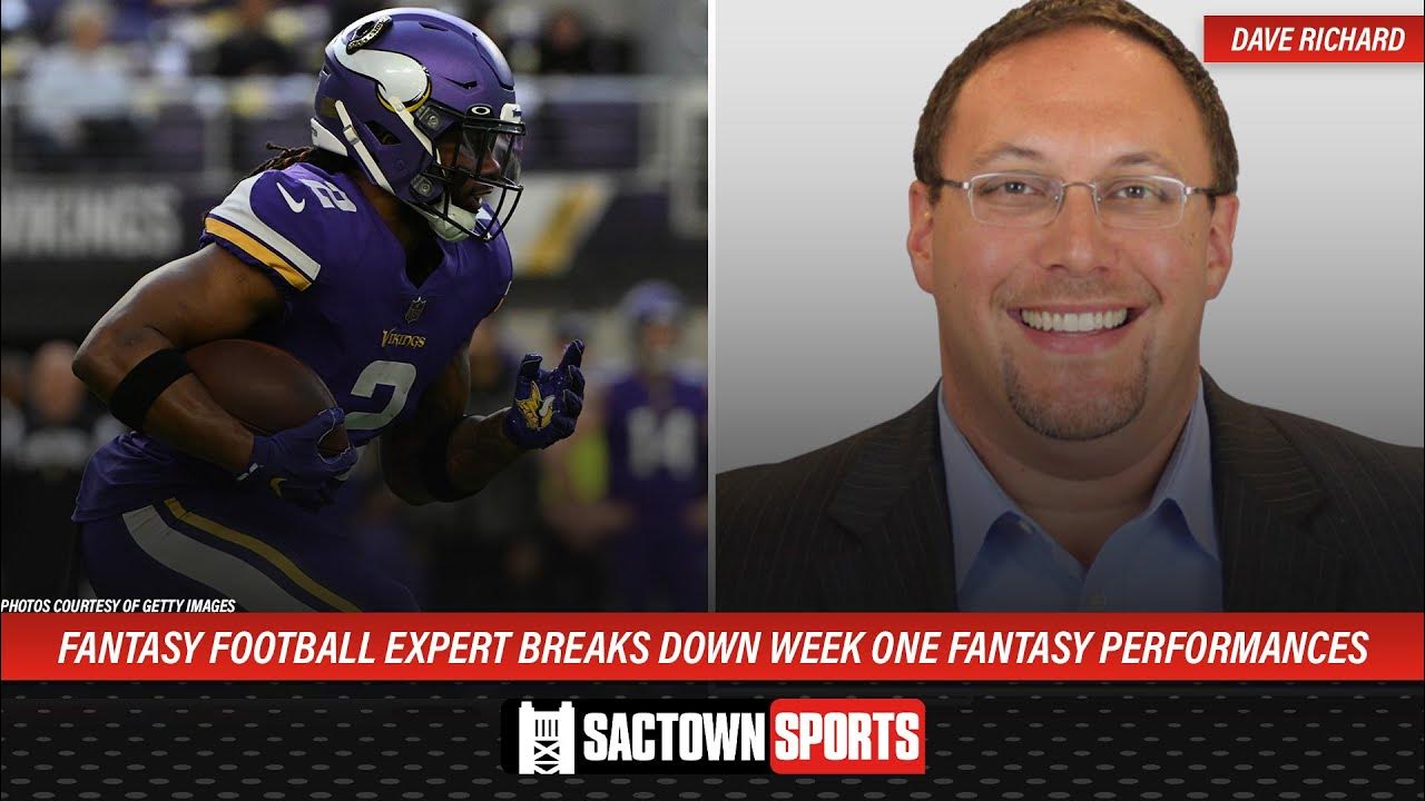 CBS Sports fantasy football expert breaks down NFL's week one fantasy performances YouTube