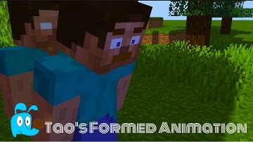 Herobrine tries to capture Steve 2 {Mine-imator animation}