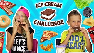 Ice-cream sandwich challenge made from kit kat and oreo ??!? soooo
good!!!! which one was your favorite??? subscribe for more cool
videos! http://bit.ly/2ncf...