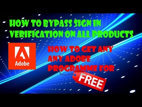 how to bypass adobe sign in verification