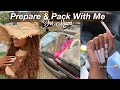 PACK & PREPARE WITH ME FOR MIAMI | Hair, Nails, Travel Must Haves, Etc | Taniya Anitra