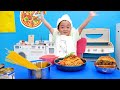 예준이의 가족놀이 음식 요리놀이 배달놀이 피자만들기 Cooking Food Toy Play for Kids