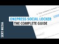 How To Social Lock Content In WordPress 2020 - OnePress Social Locker Tutorial 2020 - Social Locker