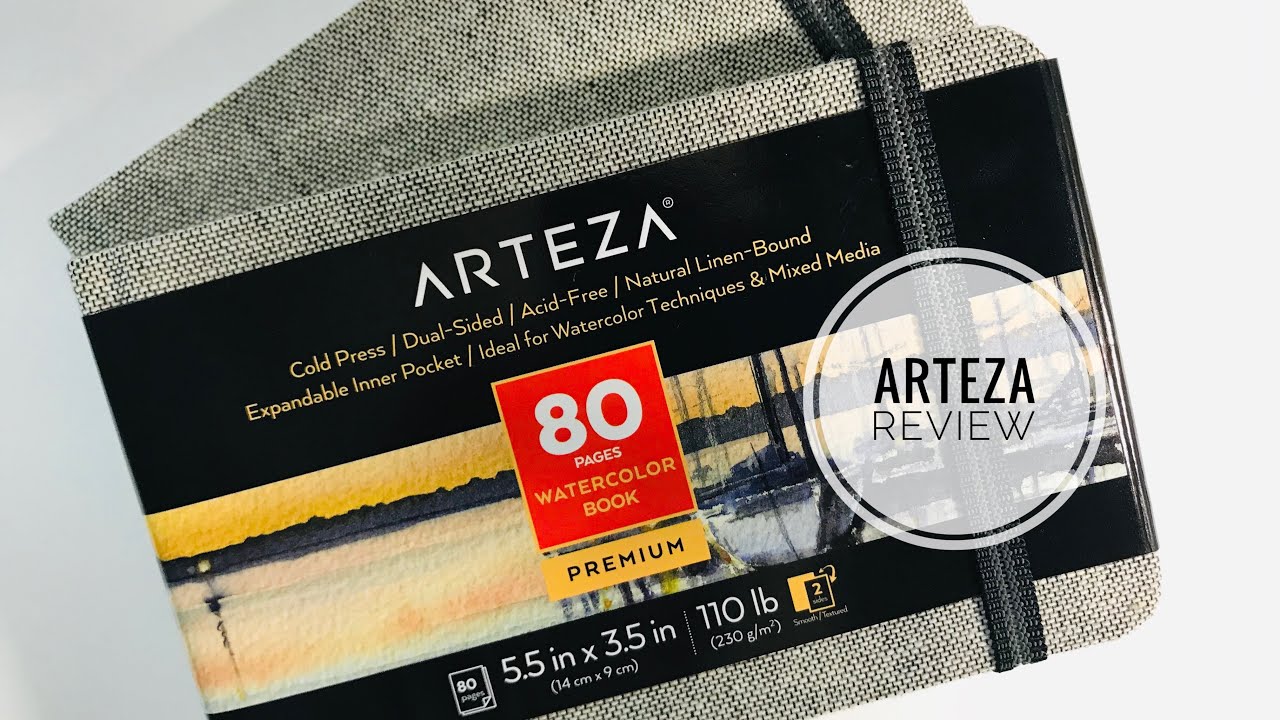 Review ARTEZA Water Colour Books 