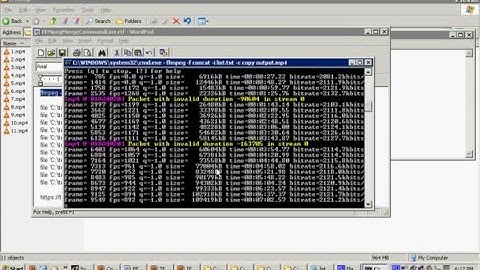 How to combine different video clips together into one main video file using open source freeware