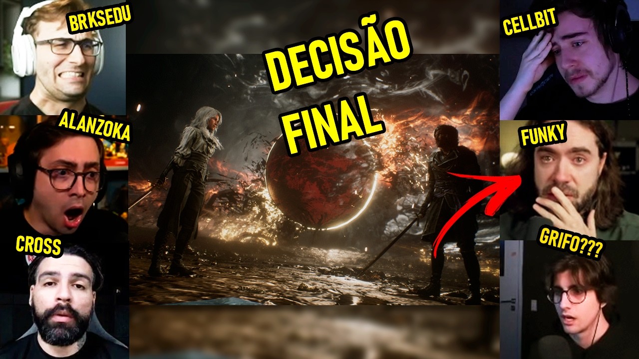 YOUTUBERS FAZENDO A  ESCOLHA FINAL EM CLAIR OBSCURE - EXPEDITION 33